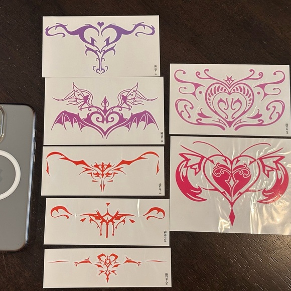 Other - Colorful Tattoo Sticker Set